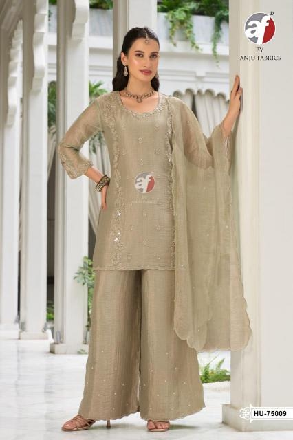 Anju fabrics HU 75009 kolkata designer kurtis wholesale